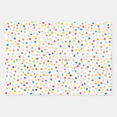 Confetti Celebration Geschenkpapier Set (Vorderseite 2)