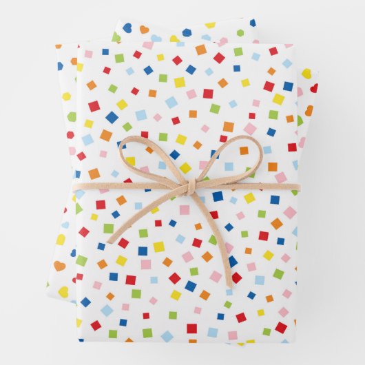 Confetti Celebration Geschenkpapier Set (Beispiel)