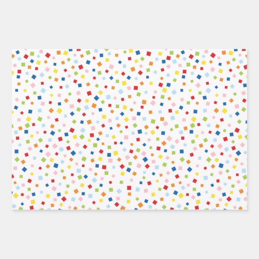 Confetti Celebration Geschenkpapier Set (Vorderseite)