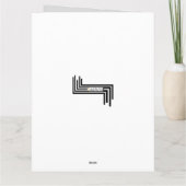 Confetti Champagne Glass Celebration Card Karte (Rückseite)