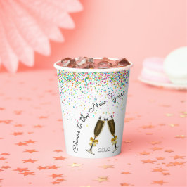 Confetti Champagne Paper Cup Pappbecher