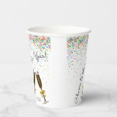 Confetti Champagne Paper Cup Pappbecher (Rechts)