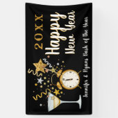 Confetti Champane Silvester Banner (Vertikal)