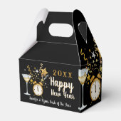 Confetti Champane Silvester Geschenkschachtel (Rückseite)