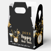 Confetti Champane Silvester Geschenkschachtel (Geöffnet)