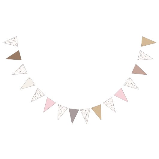 Confetti Chic (Dots-Solids) Wimpelkette (Alle)