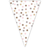 Confetti Chic (Dots-Solids) Wimpelkette (Dritte Fahne)
