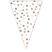 Confetti Chic (Dots-Solids) Wimpelkette (Erste Fahne)