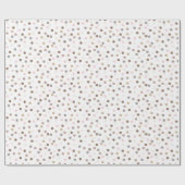 Confetti Chic (Punkte) Geschenkpapier (Flach)