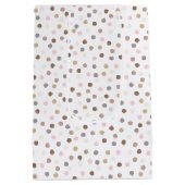 Confetti Chic (Punkte) Mittlere Geschenktüte (Rückseite)