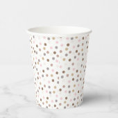 Confetti Chic (Punkte) Pappbecher (Rechts)