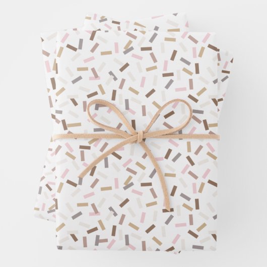 Confetti Chic (Sprinkles) Geschenkpapier Set (Beispiel)