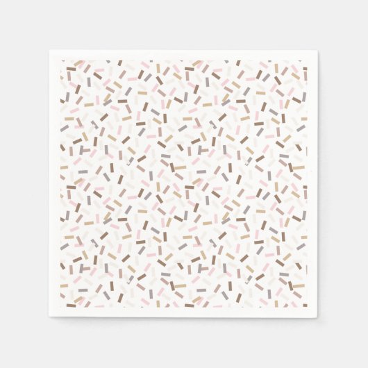 Confetti Chic (Sprinkles) Serviette (Vorderseite)