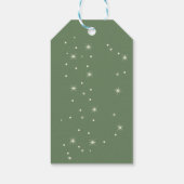 Confetti, Christmas Red Car Pine Tree Geschenkanhänger (Rückseite)