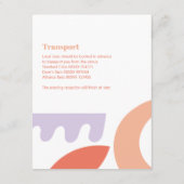 Confetti Collage Enclosure card Begleitkarte (Rückseite)