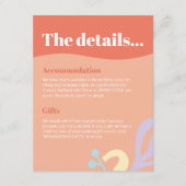 Confetti Collage Enclosure card Begleitkarte (Vorderseite)