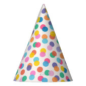 Confetti Colorful Polka Dots Kids Party Hat Partyhütchen (Links)