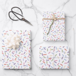 Confetti Contemporary (Sprinkles) Geschenkpapier Set