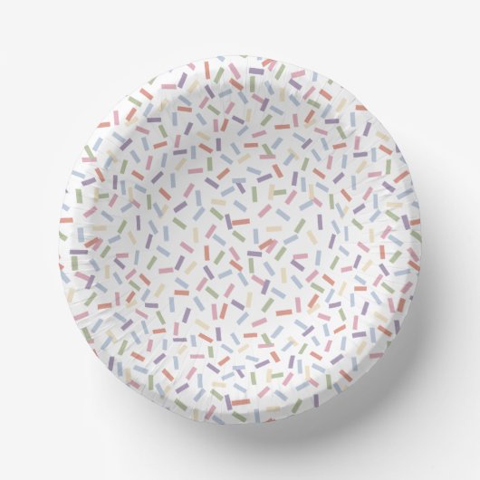 Confetti Contemporary (Sprinkles) Pappteller (Vorderseite)