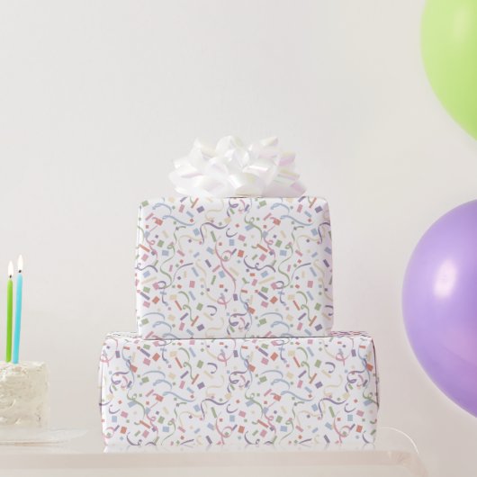 Confetti Contemporary (Überraschung) Geschenkpapier (Partygeschenke)