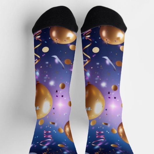 Confetti Countdown Socken (Oben)