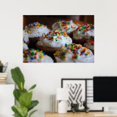 Confetti Cupcakes Print Poster (Heimbüro)