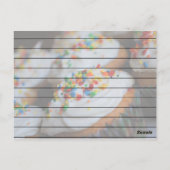 Confetti Cupcakes Rezept Karte (Rückseite)