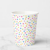 Confetti Dazzle (Punkte) Pappbecher (Links)
