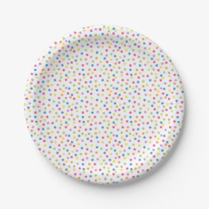Confetti Dazzle (Punkte) Pappteller