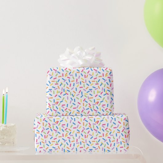 Confetti Dazzle (Sprinkles) Geschenkpapier (Partygeschenke)