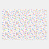 Confetti Dazzle (Sprinkles) Geschenkpapier Set (Vorderseite 2)