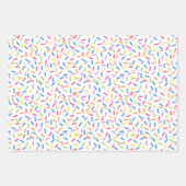 Confetti Dazzle (Sprinkles) Geschenkpapier Set (Vorderseite)