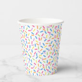 Confetti Dazzle (Sprinkles) Pappbecher (Vorderseite)