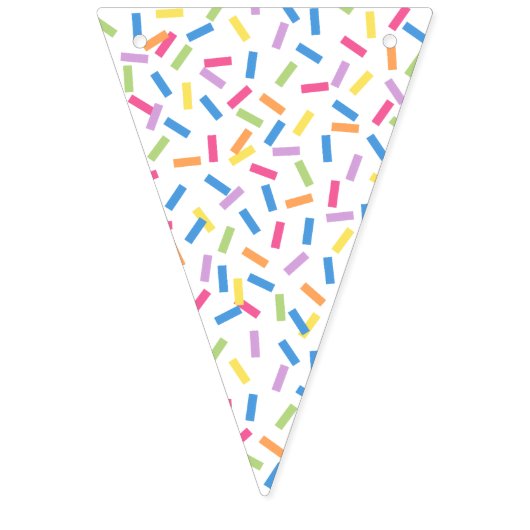 Confetti Dazzle (Sprinkles) Wimpelkette (Erste Fahne)