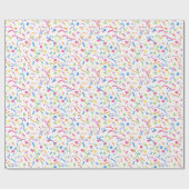 Confetti Dazzle (Überraschung) Geschenkpapier (Flach)