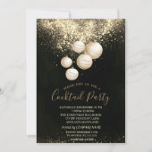 Confetti Decoration Balls Weihnachts-Party Einladung (Vorderseite)
