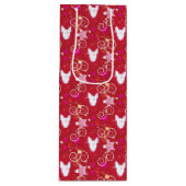 Confetti Diamond Bull Terrier Geschenktüte Für Weinflaschen (Vorderseite)