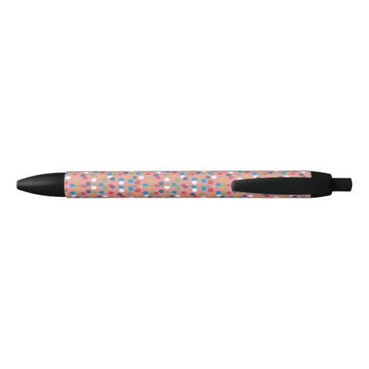 Confetti Dots Personalized Pen Kugelschreiber (Rückseite)