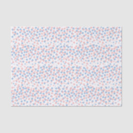 Confetti dots rosa blaues Gewebepapier Seidenpapier