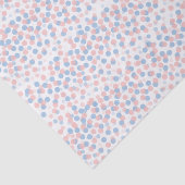 Confetti dots rosa blaues Gewebepapier Seidenpapier (Ausschnitt)