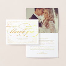 Confetti Dots und klassische Script Hochzeit Viele