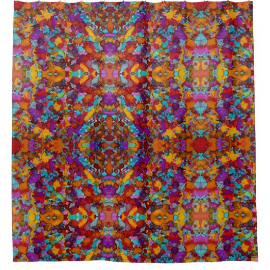 Confetti Dream Duschvorhang (Vorderseite)