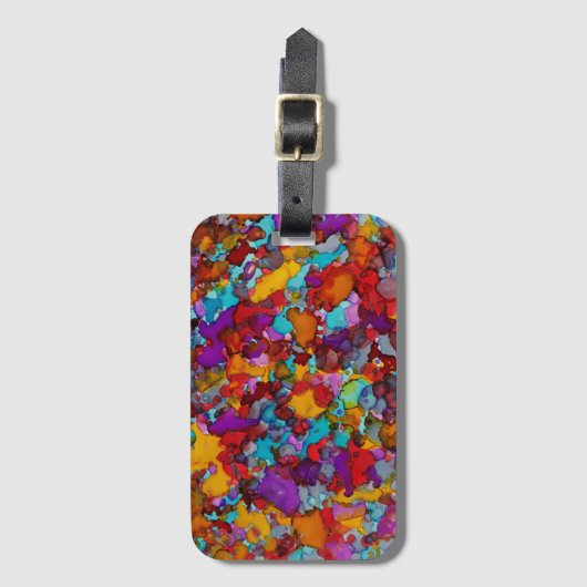Confetti Dream Gepäckanhänger (Vorderseite Vertikal)