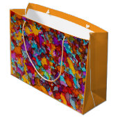 Confetti Dream Große Geschenktüte (Rückseite Schrägansicht)