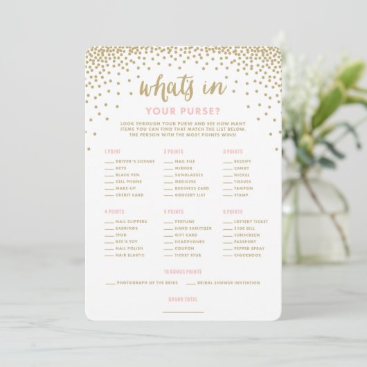 Confetti Duwer | Was ist in Ihren Geldbörsen? (Stehend Vorderseite)