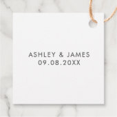 Confetti einen Schuss machen Wir tippen die Knoten Geschenkanhänger (Rückseite)