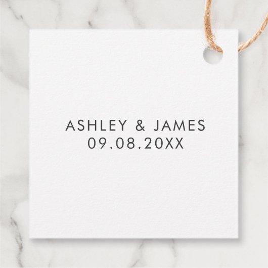 Confetti einen Schuss machen Wir tippen die Knoten Geschenkanhänger (Rückseite)