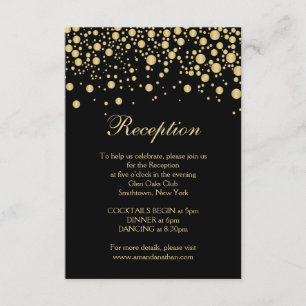 Confetti Empfang Card Begleitkarte