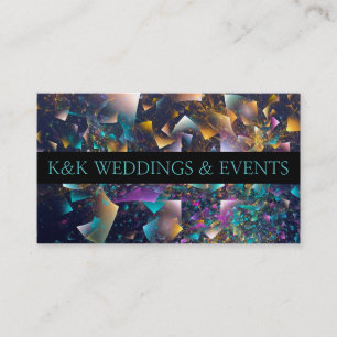 Confetti Event Party Planer Hochzeiten Business Visitenkarte