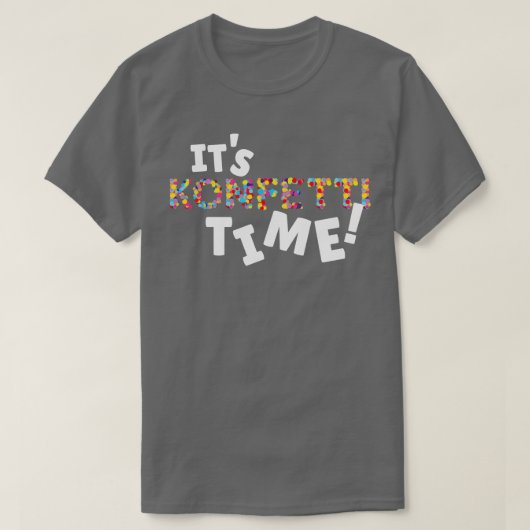 Confetti Fasnacht Kostüm T-Shirt (Design vorne)